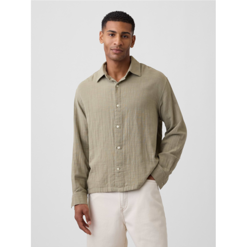 Gap Gauze Shirt in Boxy Fit