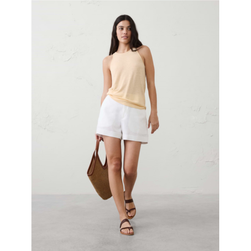 bananarepublic Linen-Blend Racer Back Tank