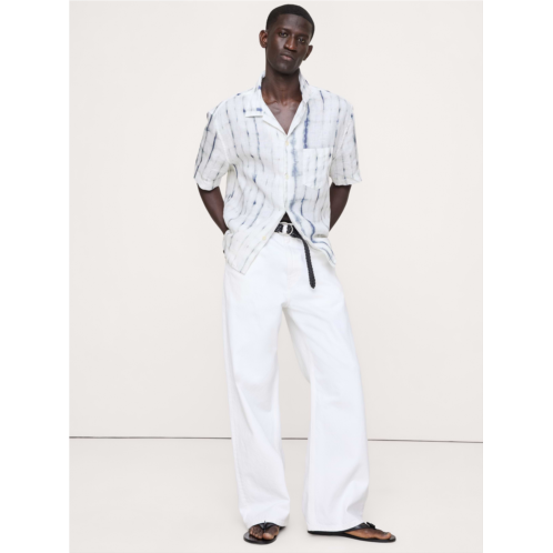 Bananarepublic Standard-Fit Linen Resort Shirt