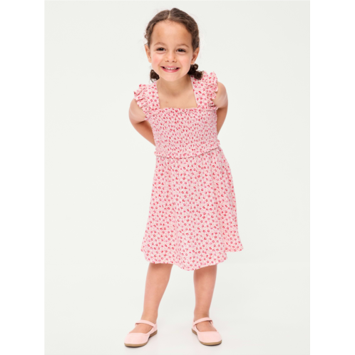 OldNavy Printed Sleeveless Smocked Dress for Toddler Girls