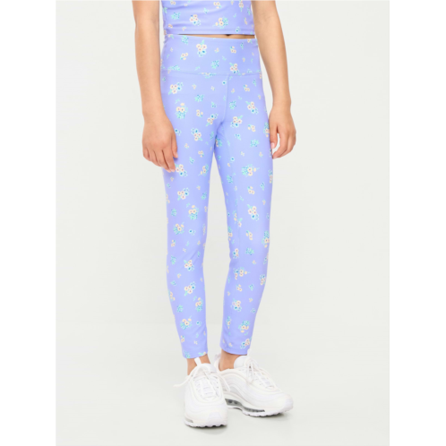 OldNavy High-Waisted PowerSoft 7/8 Leggings for Girls