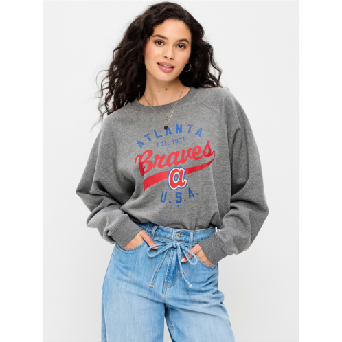 OldNavy Atlanta Braves Raglan Sweatshirt for Women