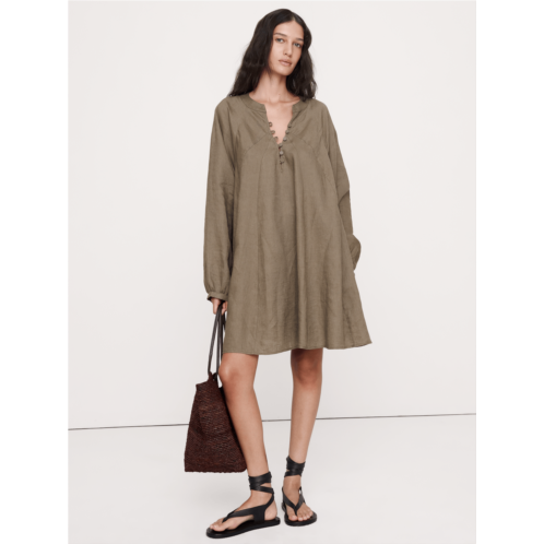 Bananarepublic Linen Kaftan Mini Dress