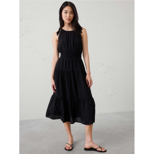 bananarepublic Tied-Shoulder Maxi Dress