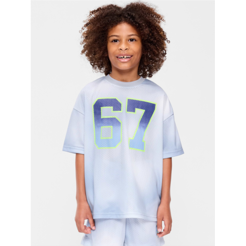 OldNavy Oversized Mesh Graphic Basketball T-Shirt for Boys