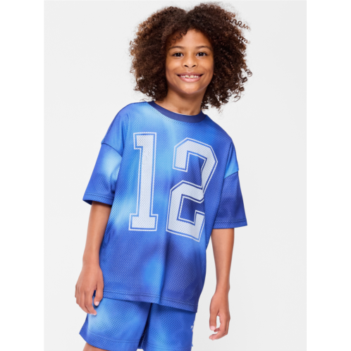 OldNavy Oversized Mesh Graphic Basketball T-Shirt for Boys