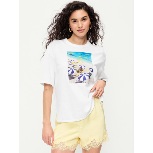 OldNavy Short-Sleeve Loose Graphic T-Shirt