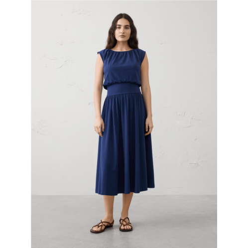 bananarepublic Knit Blouson Midi Dress