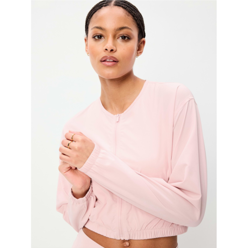 OldNavy Zip-Front Cropped Tennis Jacket