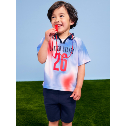 OldNavy FIFA World Cup 26 USA Unisex Lifestyle Collared Jersey T-Shirt for Toddler
