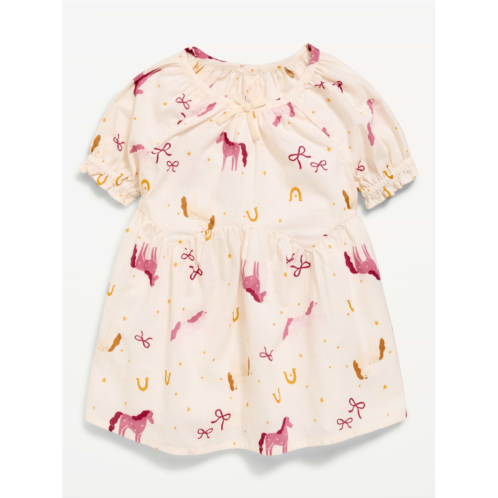 OldNavy Printed Short-Sleeve Swing Dress for Baby
