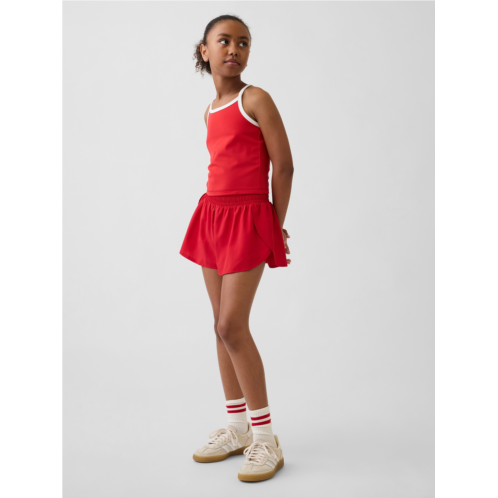 Gap Kids Quick-Dry Butterfly-Hem Run Shorts