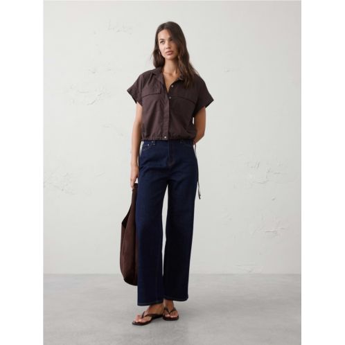 bananarepublic Drawstring-Hem Shirt