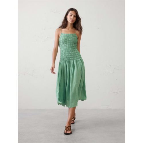bananarepublic Smocked Strappy Maxi Dress