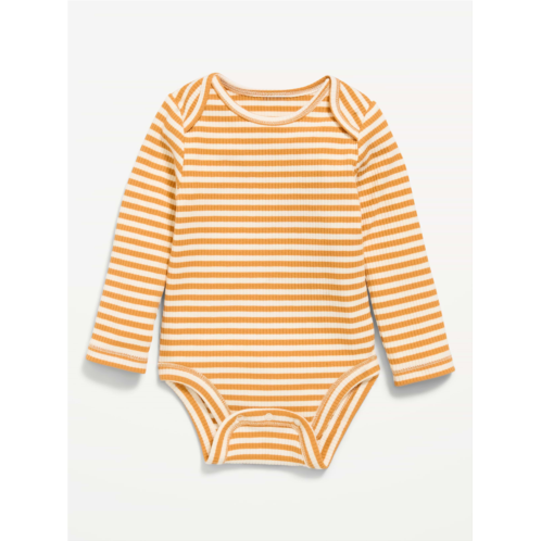 OldNavy Printed Unisex Long-Sleeve Ribbed Bodysuit for Baby