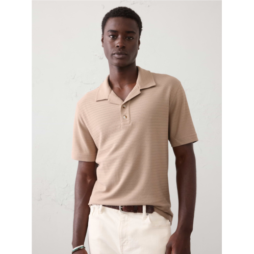 bananarepublic Standard-Fit Textured Polo