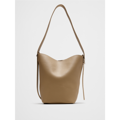 bananarepublic Vegan Leather Bucket Crossbody