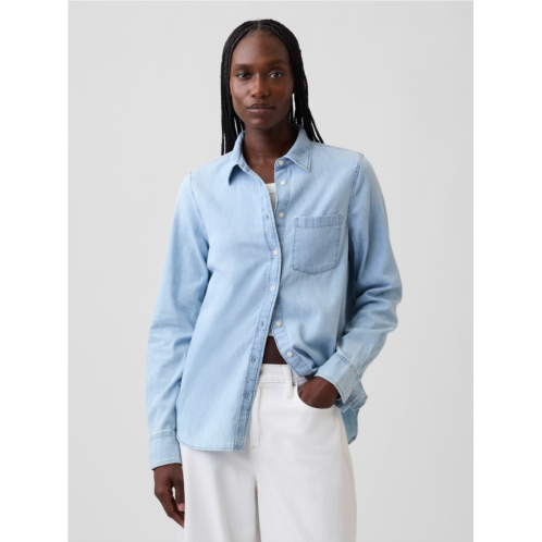 Gap Organic Cotton Denim Classic Shirt