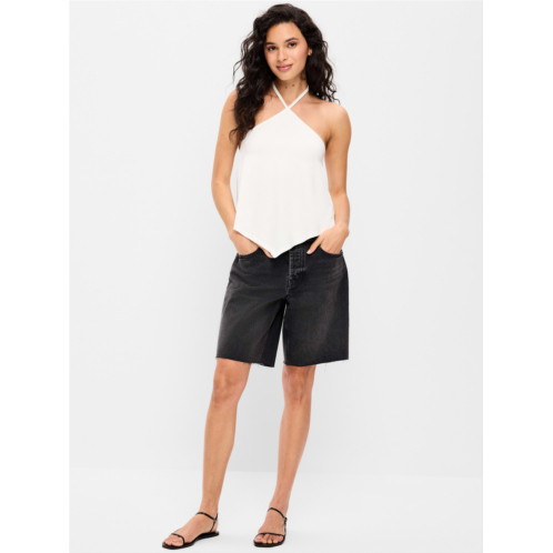 OldNavy Mid-Rise Baggy Jean Shorts -- 9-inch inseam
