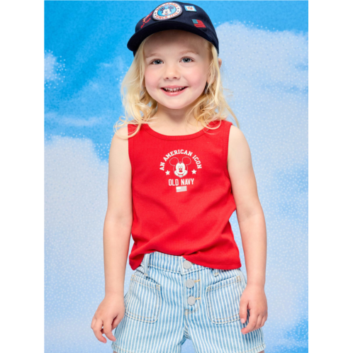 Old Navy x Disney Mickey Mouse Ribbed Tank Top for Toddler Girls