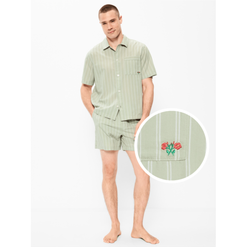 OldNavy Poplin Pajama Shorts Set