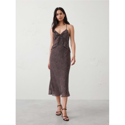 bananarepublic Chiffon Bias Ruffle Midi Dress