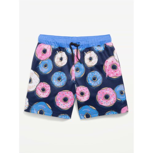 OldNavy Printed Knee Length Mesh Shorts for Boys