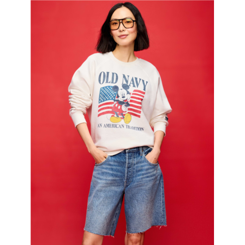 Old Navy x Disney Mickey Mouse Crew-Neck Sweatshirt for Adults