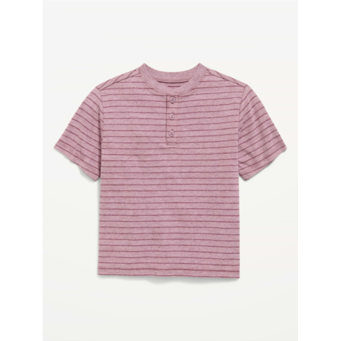 OldNavy Short-Sleeve Textured Striped Henley T-Shirt for Toddler Boys