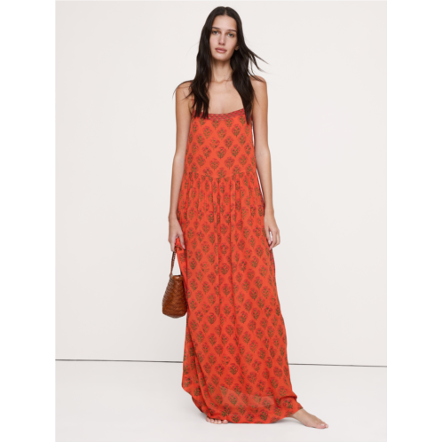 Bananarepublic Georgette Strappy Maxi Dress
