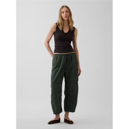 Gap Mid Rise Twill Easy Barrel Utility Pants