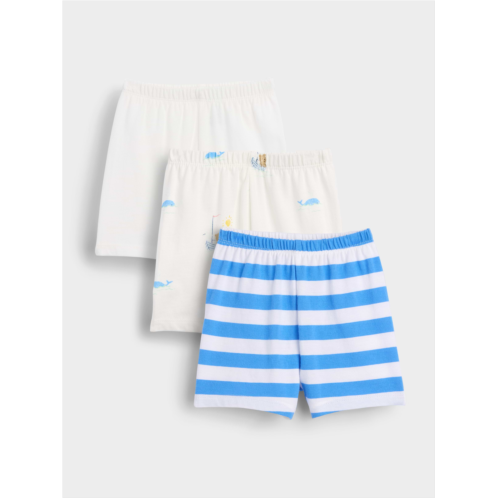 Gap Baby First Favorites Organic Cotton Pull-On Shorts (3-Pack)