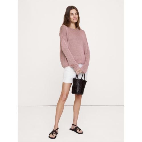Bananarepublic Coastal Cotton Crew-Neck Sweater