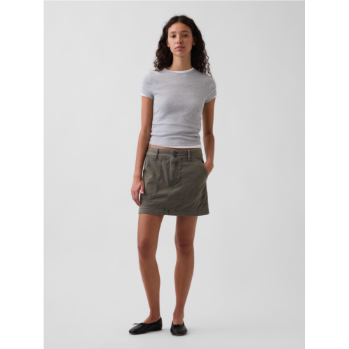Gap High Rise Mini Utility Skort