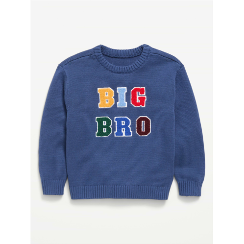 OldNavy Oversized Long-Sleeve Graphic Sweater for Toddler Boys