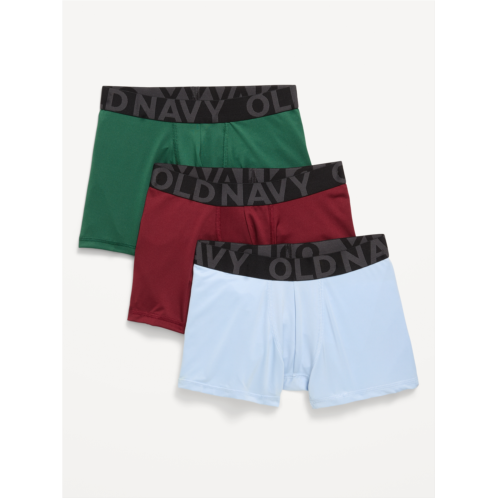 OldNavy Go-Dry Boxer-Briefs Performance Underwear 3-Pack for Boys