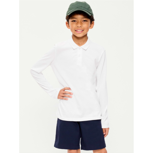 OldNavy School Uniform Long-Sleeve Polo Shirt for Boys
