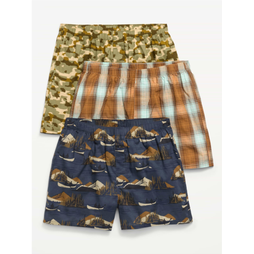 OldNavy Printed Boxer Shorts 3-Pack