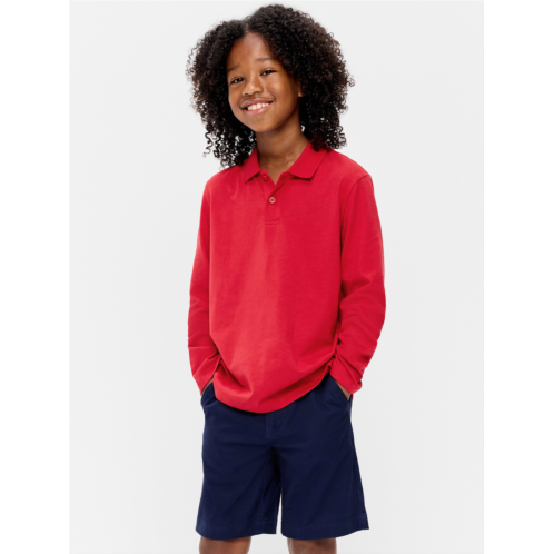 OldNavy School Uniform Long-Sleeve Polo Shirt for Boys