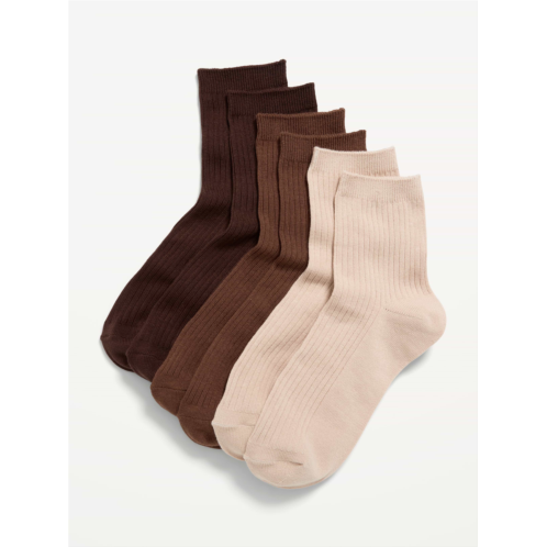 OldNavy Novelty Quarter Crew Socks 3-Pack for Women