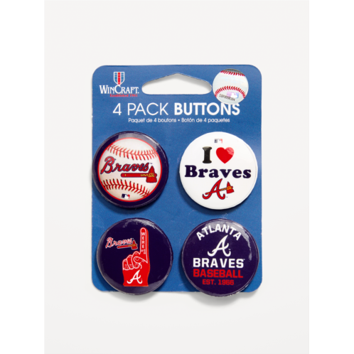 OldNavy WinCraft Atlanta Braves 4-Pack Buttons