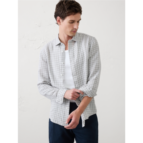 bananarepublic Slim-Fit Linen-Blend Shirt