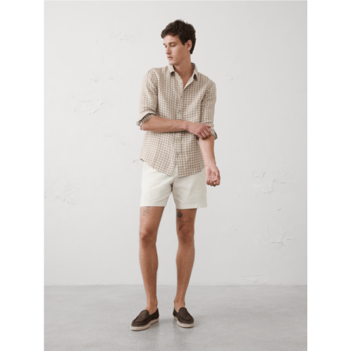 bananarepublic Slim-Fit Linen-Blend Shirt