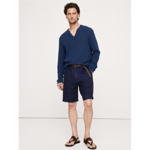 Bananarepublic Marled Notch-Neck T-Shirt