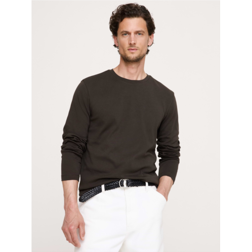Bananarepublic Luxury-Touch Long-Sleeve T-Shirt