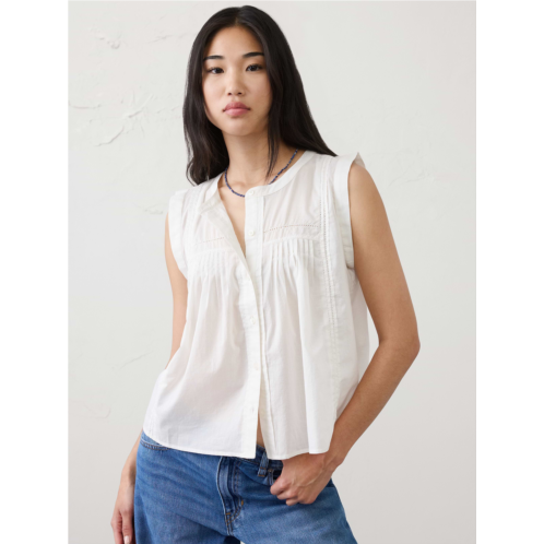 bananarepublic Picot High-Neck Top