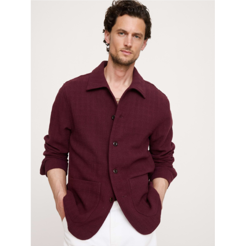 Bananarepublic Basketweave Shirt Jacket