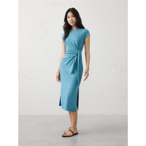 bananarepublic Side-Tie Knit Midi Dress