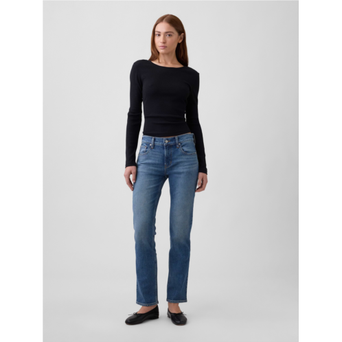 Gap Mid Rise 90s Slim Straight Jeans