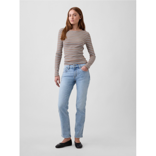 Gap Mid Rise 90s Slim Straight Jeans
